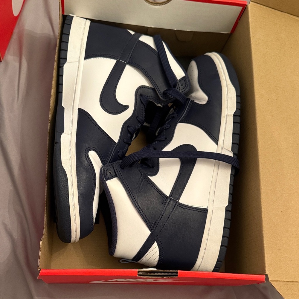 Nike Dunk High ‘Midnight Navy’ - Picture 1 of 3